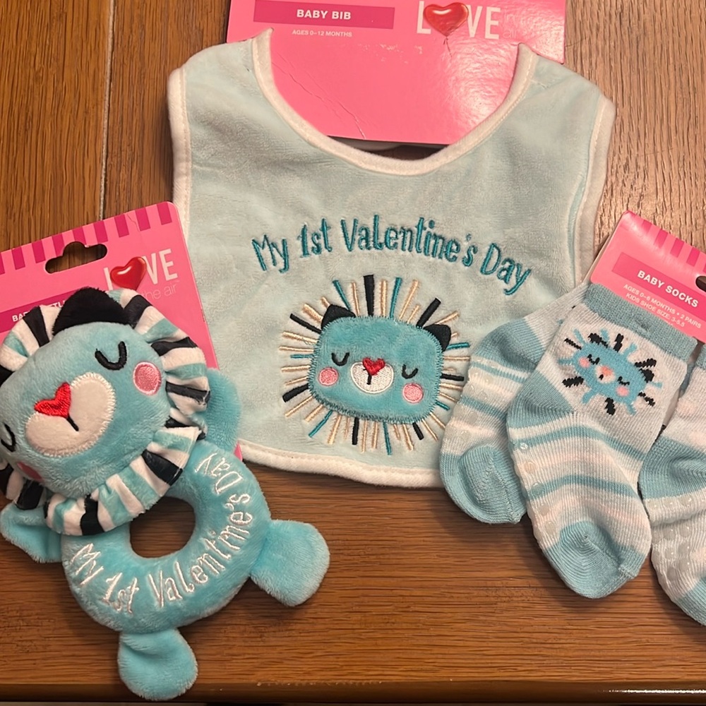 Bundle of My 1st Valentines Day for baby